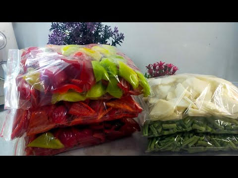 Видео: Көкөністерді қыс мезгіліне сақтау.Заморозка овощей на зиму.