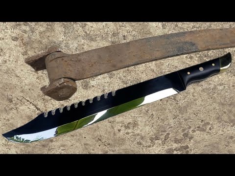 Видео: Дай мне листовую пружину, и я превращу ее в меч, который ты хочешь.