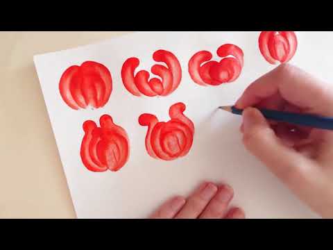 Видео: Мой блог о Петриковской росписи. Выпуск №12: "Традиционная цибулька в Петриковской росписи"