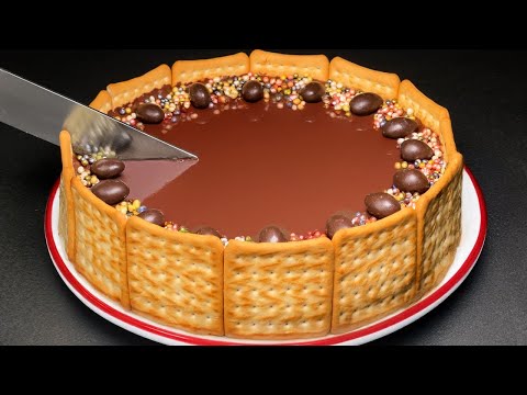 Видео: Этот шоколадный торт такой сливочный, я делаю это каждые выходные! Нет духовки, нет муки, нет яиц