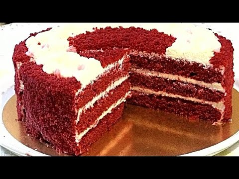 Видео: Торт КРАСНЫЙ БАРХАТ. Эффектный, нежный и очень вкусный. /Cake RED VELVET