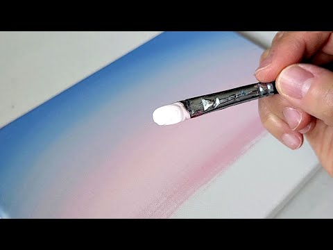 Видео: Рисуем коттедж и зимний деревянный пейзаж / акриловые картины для начинающих