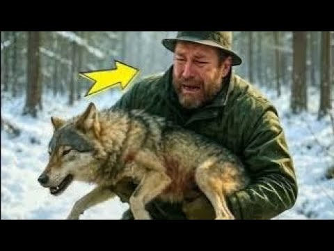 Видео: Лесник со слезами на глазах тащил волка… Но то, что произошло дальше, потрясло всех до глубины души!