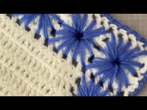 Видео: Вязание прихватки крючком. Только столбики с накидом. зание Super easy crocheting for beginners 🔥