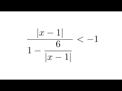 Видео: Құрамында модуль таңбасы бар теңсіздікті шешу