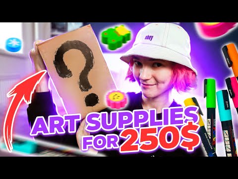 Видео: Art supplies Новые материалы для рисования| Posca маркеры и дорогие японские карандаши Holland!