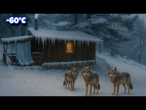 Видео: Попался в стаю волков и метель в мороз — лучшее видео о том, как спрятаться в заброшенном доме 2025