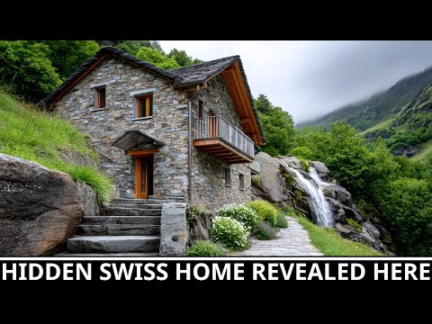 Видео: Традиционный швейцарский дизайн дома, идеально сочетающийся с природой