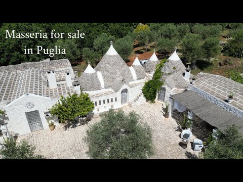 Видео: Прогуляйтесь со мной по этой потрясающей массерии с трулли в Апулии!