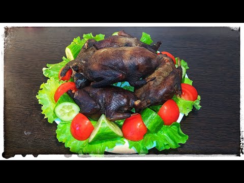 Видео: Голубь (вяхирь) горячего копчения!