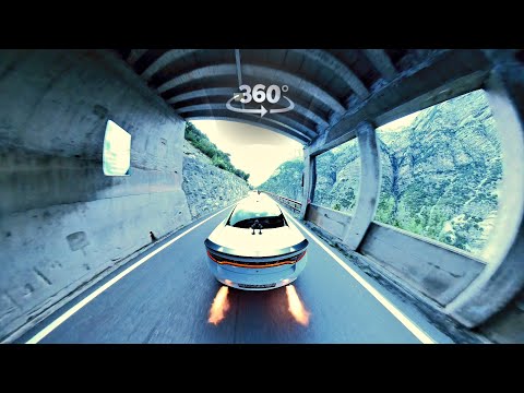 Видео: 360° VR Dodge Charger 7.0 - Stelvio pass downhill from Bormio - Перевал Стельвио на Dodge Charger