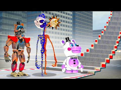 Видео: КАК ДАЛЕКО СОЛНЦЕЛУНОГОЛОВЫЙ СМОЖЕТ ЗАБРАТЬСЯ ПО СТУПЕНЬКАМ ЛЕСТНИЦЫ В ГАРРИС МОД (Garry`s Mod)