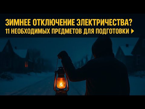 Видео: Отключение зимой: КАК выжить с помощью 11 важных предметов