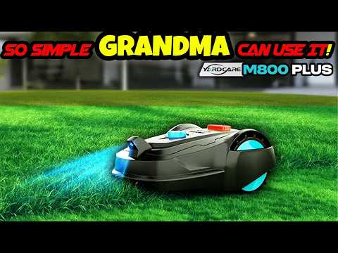 Видео: Робот-газонокосилка настолько прост, что даже ваша бабушка сможет им пользоваться: обзор YardCare...
