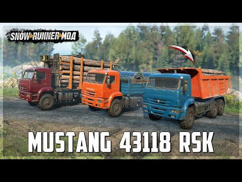 Видео: ОБЗОР МОДА Mustang 43118 RSK ➤ SnowRunner