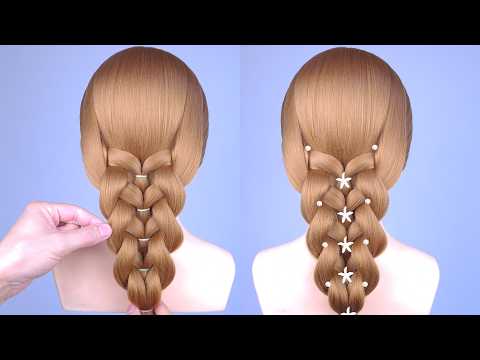 Видео: Простые прически разных типов | Новые и простые прически для девочек | Удивительный урок по приче...