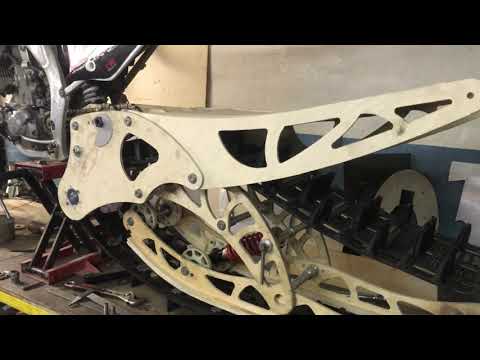 Видео: строим новую гусеницу для мотоцикла вариант 2020