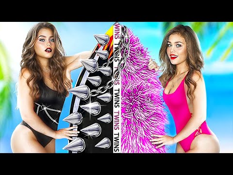 Видео: Хорошая vs плохая близняшка/ Близняшки на отдыхе!