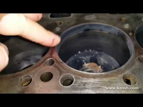 Видео: Шлифовка блока цилиндров Renault 2.5D dCi, без снятия с автомобиля