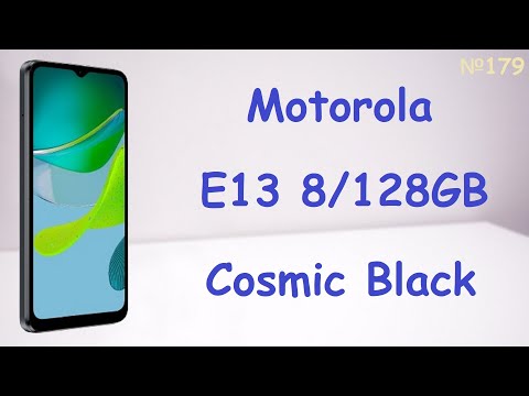 Видео: 📱 Смартфон Motorola E13 8/128GB Cosmic Black - краткий обзор очень бюджетного смартфона 🔍