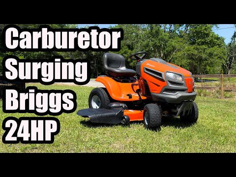 Видео: Полная очистка карбюратора Briggs and Stratton 24 л.с. V-Twin