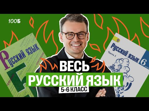 Видео: Весь 5-6 класс по Русскому языку за 1 час | Костя Макиенко