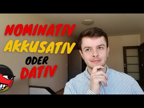 Видео: NOMINATIV AKKUSATIV oder DATIV? Падежи во германскиот јазик #6