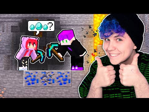 Видео: ПЕРВЫЕ АЛМАЗЫ 😂 МОЯ Девушка НАЧАЛА ИГРАТЬ В МАЙНКРАФТ 🤡 Первый раз #5 @yes_well  ​