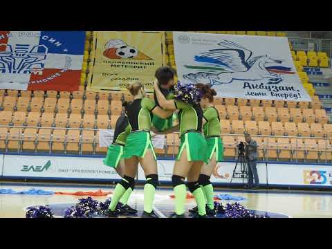 Видео: Выступление команды по чирлидингу Отделение Курган