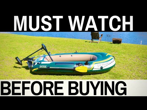 Видео: НОВЕЙШАЯ Intex Seahawk 2 — обзор, инструкция, сборка — портативная надувная лодка