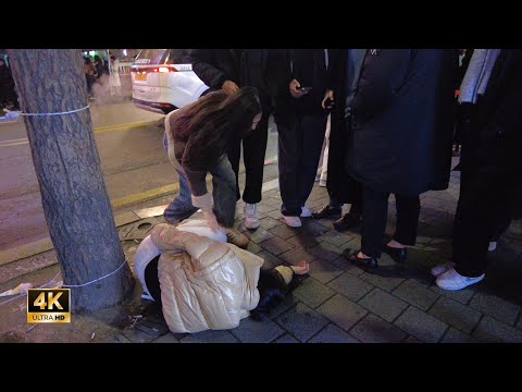 Видео: ［Hongdae 4K］Seoul Night Walk!! ~ Клубная улица Хондэ такая каждый вечер?? ~~