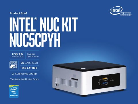 Видео: Intel NUC 5cpyh Intel Celeron N3050, Полный обзор, тесты в играх, возможности. Тайм коды