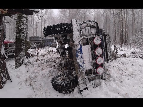 Видео: День Автомобилиста. ЛУАЗ проехал маршрут без подготовки. перевернули уаза. OffRoad