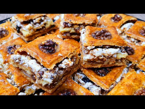 Видео: И торта не надо!Вкуснейшее лакомство! Пахлава !Бу Пахлавани Пиширасиз ва дуо оласиз 😋😋😋