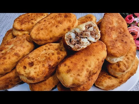 Видео: Pies with minced meat and potatoes.Delicious, simple.Пирожки с фаршем и картошкой.Вкусно,просто.