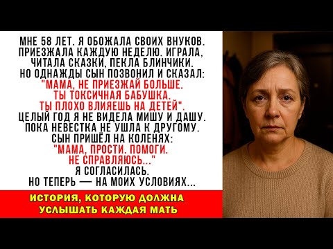 Видео: Сын не пустил меня к внукам: "Плохо влияешь!" Через год он встал на колени...