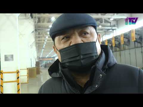 Видео: 23.02.22. Депутаты Мажилиса Парламента посетили «Северный фанерный комбинат»
