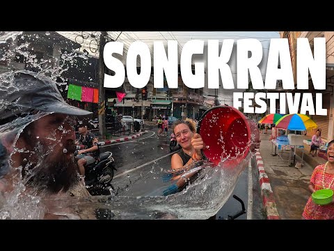 Видео: Крупнейшее в мире водное сражение в Таиланде!