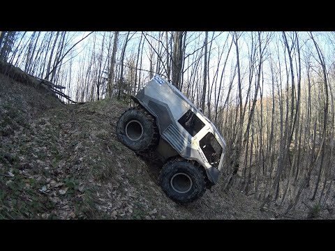 Видео: Испытания вездехода АГ20 и шин АГ2 в горах