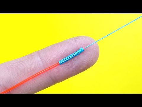 Видео: Самые надежные узлы для рыбалки. Топ 3 как связать флюр и шнур. рыбалка 2023. 4k video