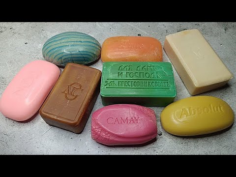 Видео: Soap Cutting🧼ASMR🔪Резка сухого мыла 128