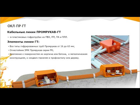 Видео: Огнестойкие кабельные линии "ОКЛ-Промрукав" / 19.09.2023