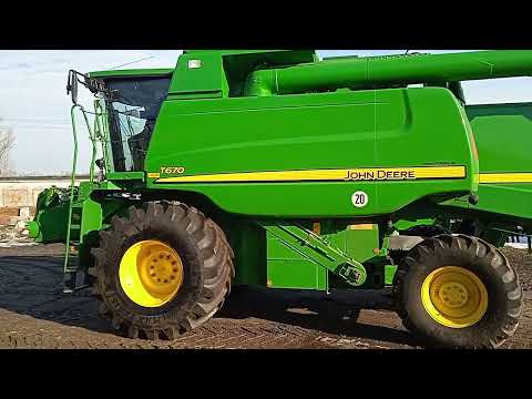 Видео: Доставили зернозбиральний комбайн JOHN DEERE T670 2011 року випуску нашому клієнту з Харківської обл