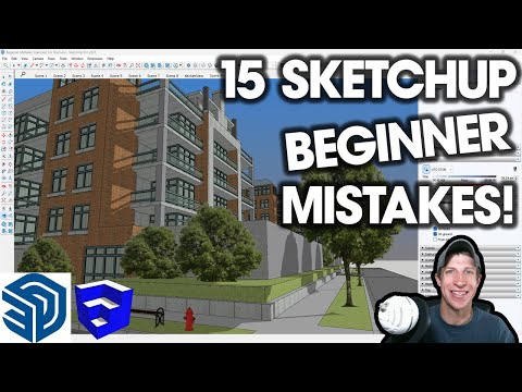 Видео: 15 ОШИБОК, КОТОРЫЕ совершают новички в SketchUp (и как их исправить!)