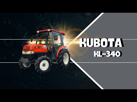 Видео: Kubota KL340 Японський трактор