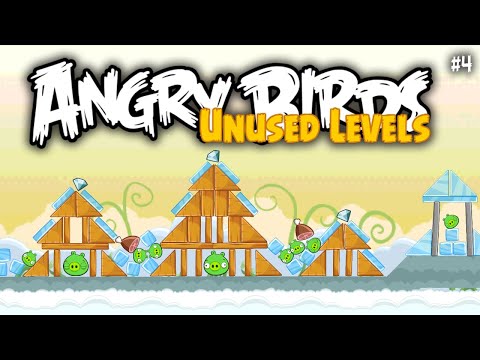 Видео: Angry Birds Unused Levels - Новогодние наработки?