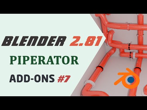 Видео: Blender 2.81 Аддон Piperator