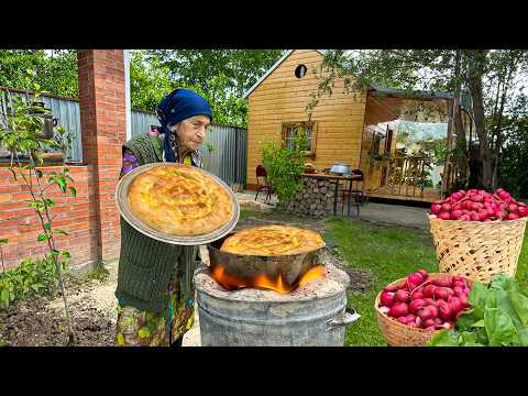 Видео: Урожай редиса | Вкусные рецепты обеда от бабушки