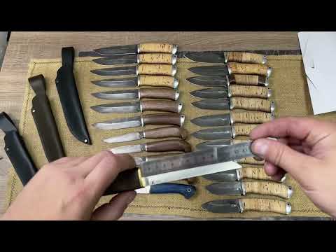 Видео: Большой выбор ножей из стали 9хс! Ножи со скидками !