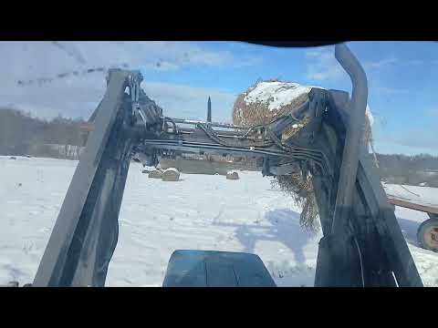 Видео: воз сена с начало и до разгрузки